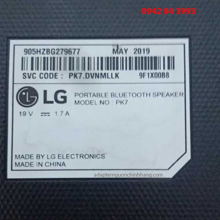 Sạc loa Bluetooth LG PK7